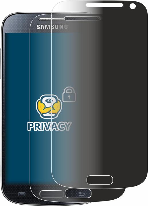 Produktbild BROTECT Sichtschutzfolie Anti-Spy Privacy Folie Blaulicht-Schutz (2 Stück, Samsung Galaxy S4 mini)