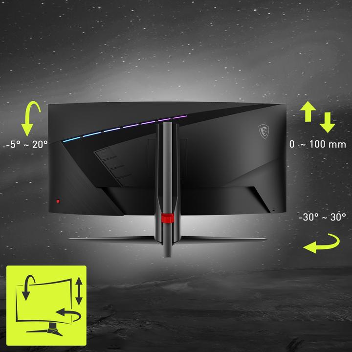 Actual product image MSI MAG 345CQRDE (3440 x 1440 pixels, 34")