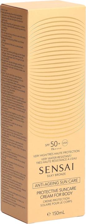 Image du produit Sensai Silky Bronze Protective Suncare Cream For Body 50+ (Crème solaire, SPF 50+, 150 ml)