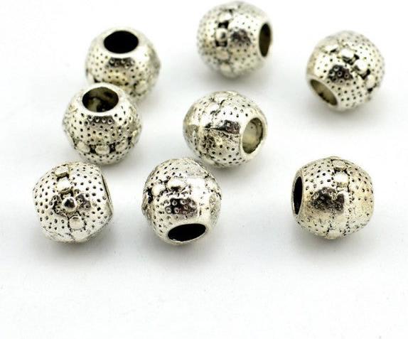 Produktbild Hermex Mystische Muster Bead Perle - Silbrig (Zink-Legierung)