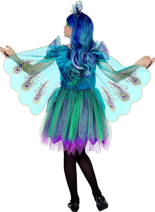 Actual product image Widmann Costume blue peacock 116cm with (116)