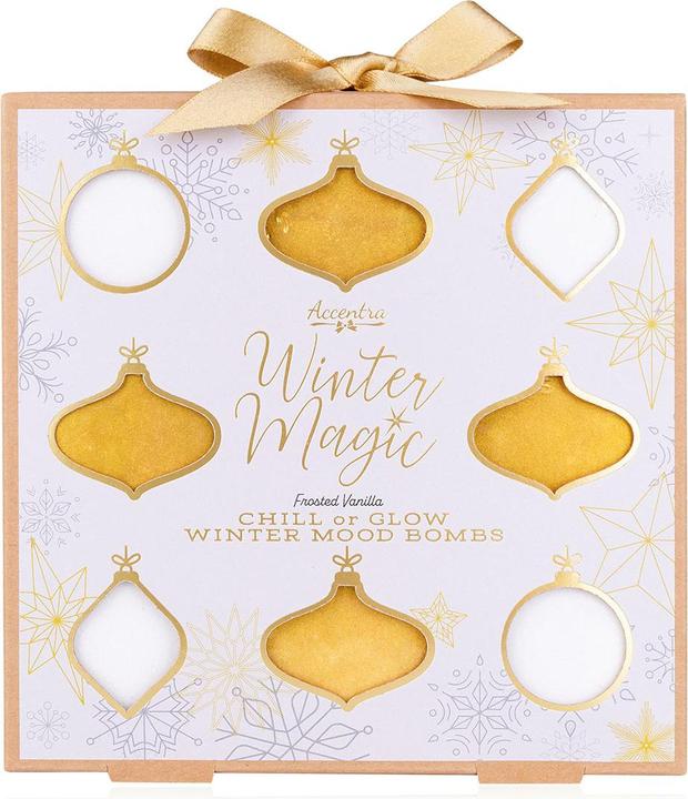 Image du produit Accentra Bombe de bain WINTER MAGIC en coffret cadeau, parfum : Frosted Vanilla (Bombe de bain)