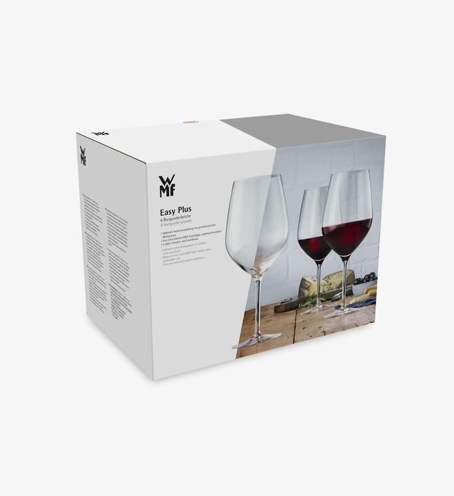 Produktbild WMF Burgunderkelch 6-tlg. Set EASY PLUS klar (70 cl, 6 Gläser, Rotweingläser)