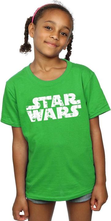 Immagine prodotto Star Wars Christmas Logo Maglietta Ragazze (140, 146)