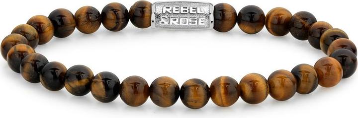 Immagine prodotto Rebel & Rose Pietre Solo bracciale con giglio tigre (16.50 cm, Acciaio inossidabile)