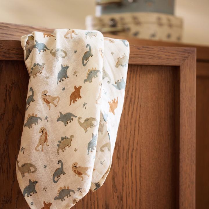 Immagine prodotto Jollein Pannolini per ruttini Dino set di 3 piccoli (31 cm, 31 cm)