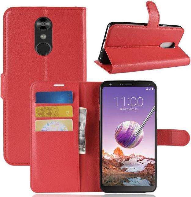 Productafbeelding MU Classic Litchi Leren Boekomslag Serie (LG Stylo 4, LG Q Stylus)