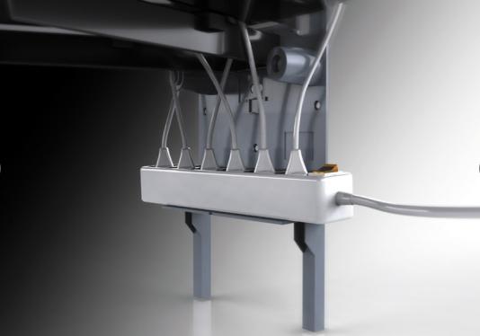 Image du produit Meliconi Ghost Design 2000 Rotation - Support mural pour TV - metallic silver (63", 30 kg)