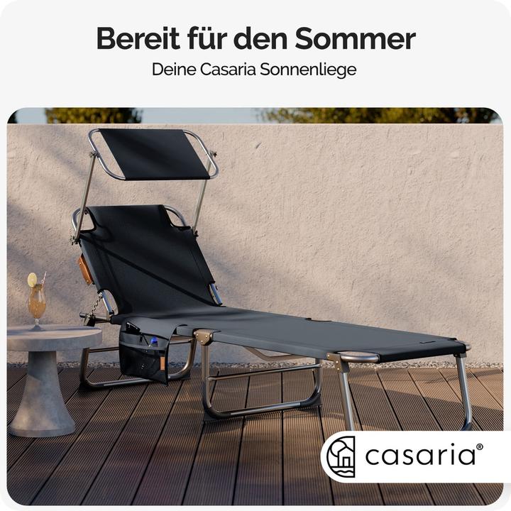 Image du produit Casaria Bain de soleil (190 cm)