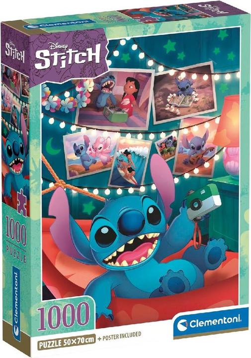 Actual product image Clementoni Stitch puzzles with poster (1000 pieces)