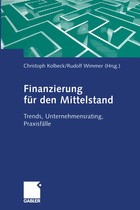 Label énergétique Finanzierung für den Mittelstand (Rudolph Wimmer, Christoph Kolbeck, 2014)