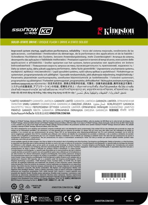 Actual product image Kingston Kc400 (1000 GB, 2.5")