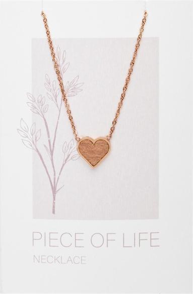 Actual product image HCA Halskette Piece of Life - rosévergoldet - Herz (Stainless steel)