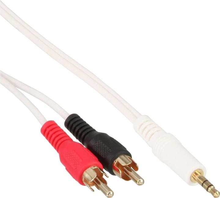 Actual product image InLine Cinch/jack cable (5 m, Cinch, 3.5mm jack (AUX))