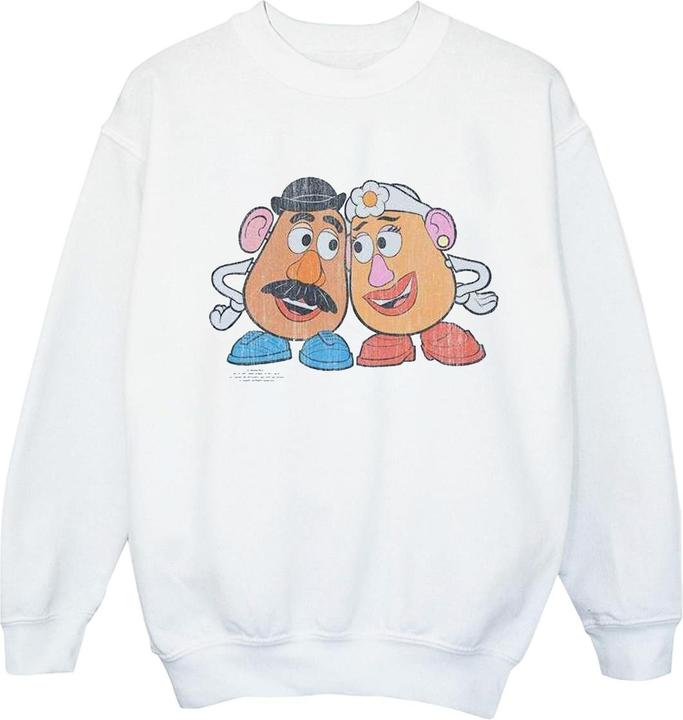 Actual product image Disney Girls Toy Story 4 Mr And Mrs Potato Head Sweatshirt (140, 146)