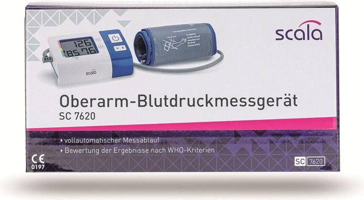 Produktbild Scala Blutdruckmessgerät SC 7620 Blutdruckmesser (Blutdruckmessgerät Oberarm)