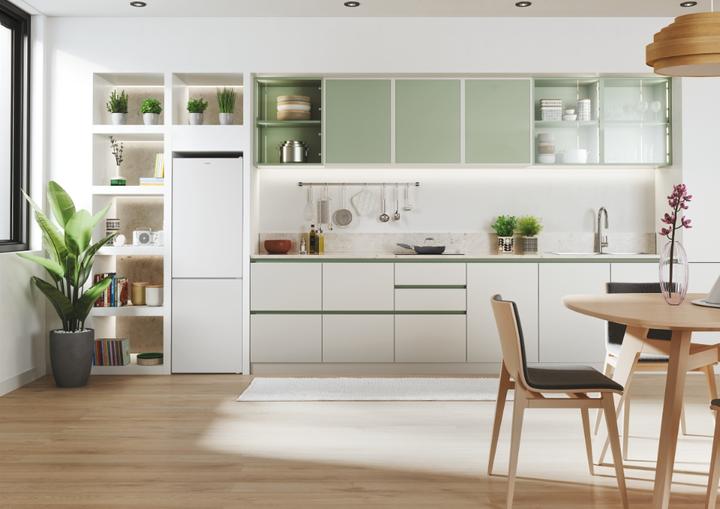 Image du produit Candy Réfrigérateur/congélateur CCE4T618EW Droite, Réversible (341 l)