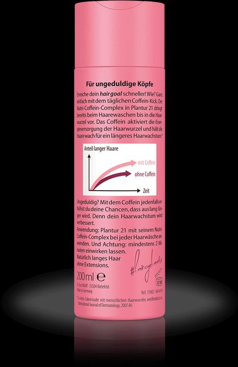 Produktbild Plantur 21 #langehaare Nutri-Coffein (200 ml, Flüssiges Shampoo)