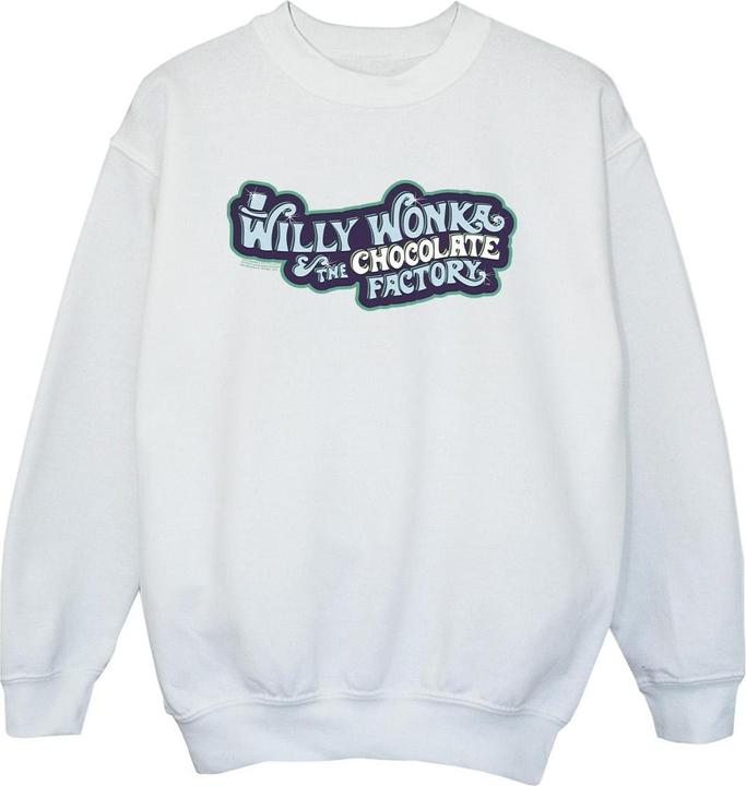Willy Wonka & the Chocolate Factory Chocolate Factory Logo Sweatshirt Jungen