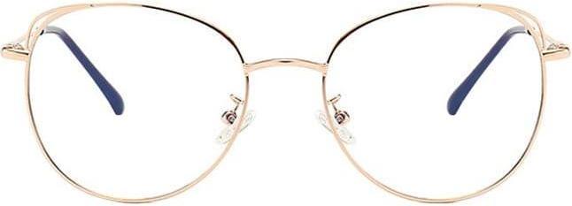 Produktbild JTI Anti-Blaulicht-Brille, Katzenohren - Gold