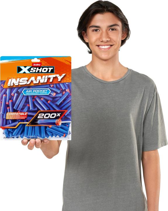 Actual product image Xshot - Insanity 200 darts refill pack
