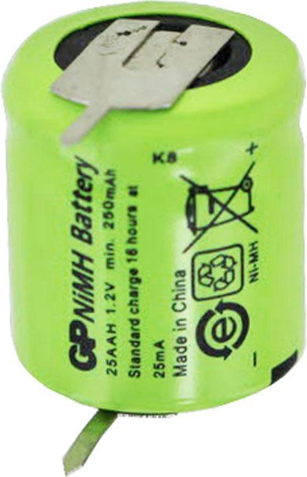 Immagine prodotto GP Batteries Batteria ricaricabile Sanyo N-110AA, 1/3 AA Mignon con contatti di stampa 1-er (1 pz., 1/3 AA, 110 mAh)