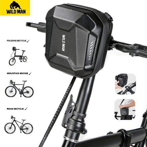 Actual product image Wildman Etui/uchwyt na rower E18 sakwa na ramę czarna/black