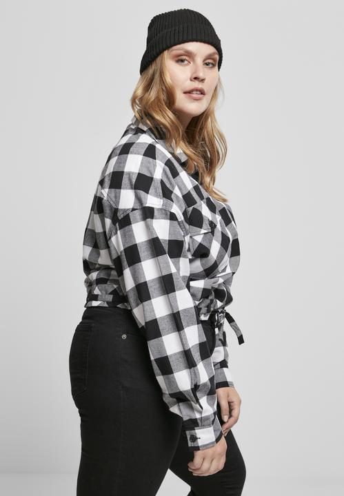 Produktbild Urban Classics Ladies Short Oversized Check Shirt (5XL)