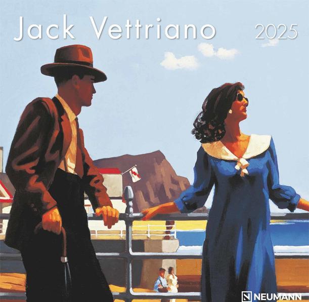 Produktbild Neumann N NEUMANNVERLAGE - Jack Vettriano 2025 Broschürenkalender, 30x30cm, Wandkalender mit Abbildungen (30 x 30 cm, Deutsch)