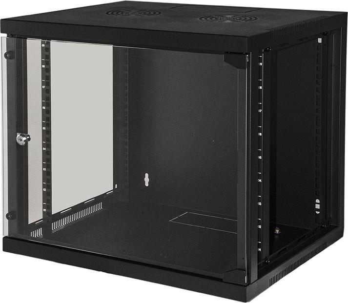 Image du produit ARMADIO A MURO 19" 9 UNIT&#192, 485*540*450MM NERO (9 HE, Rack 19 pouces)
