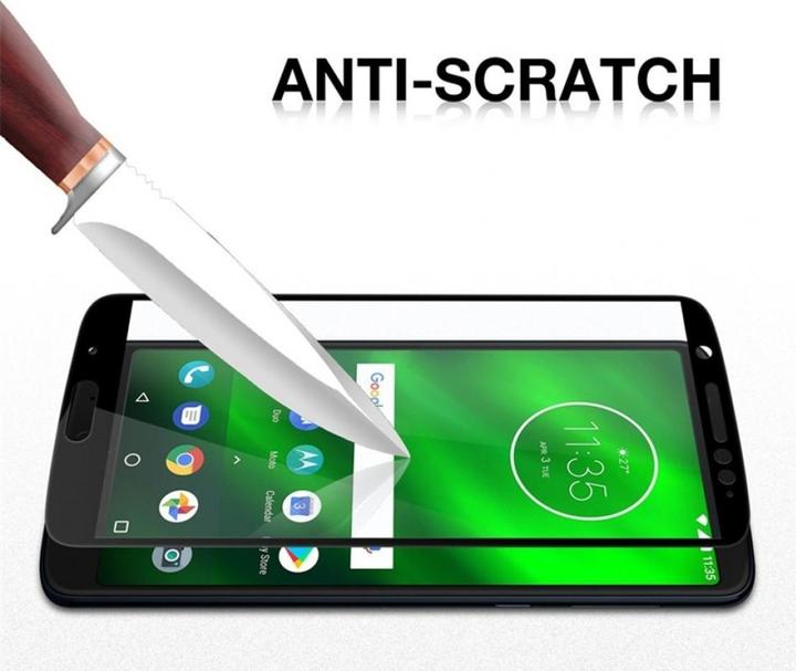 Immagine prodotto Screenguard Motorola Moto G6 Plus Pellicola di vetro protettiva a schermo intero 2.5D 9H (1 Pezzo/i, Motorola Moto G6 Plus)