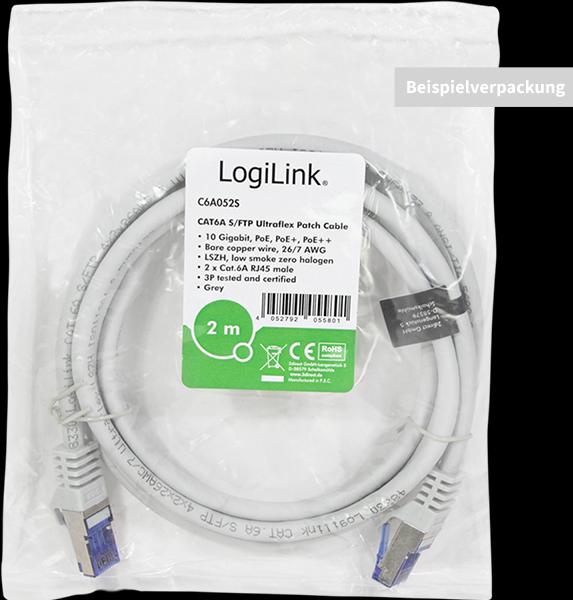 Produktbild LogiLink Netzwerkkabel (S/FTP, CAT6a, 7.50 m)