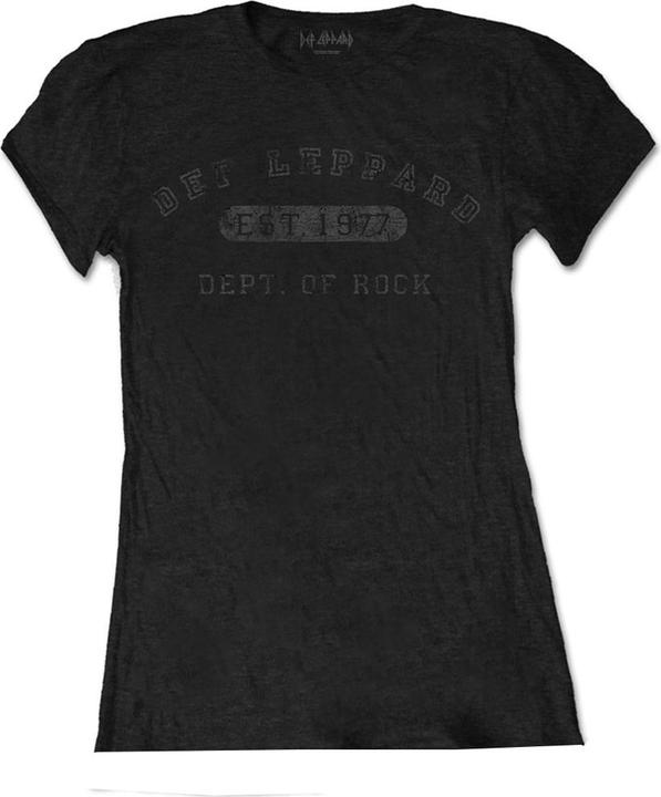 Image du produit Def Leppard T-Shirt Femme/Ladies Collegiate Logo (M)