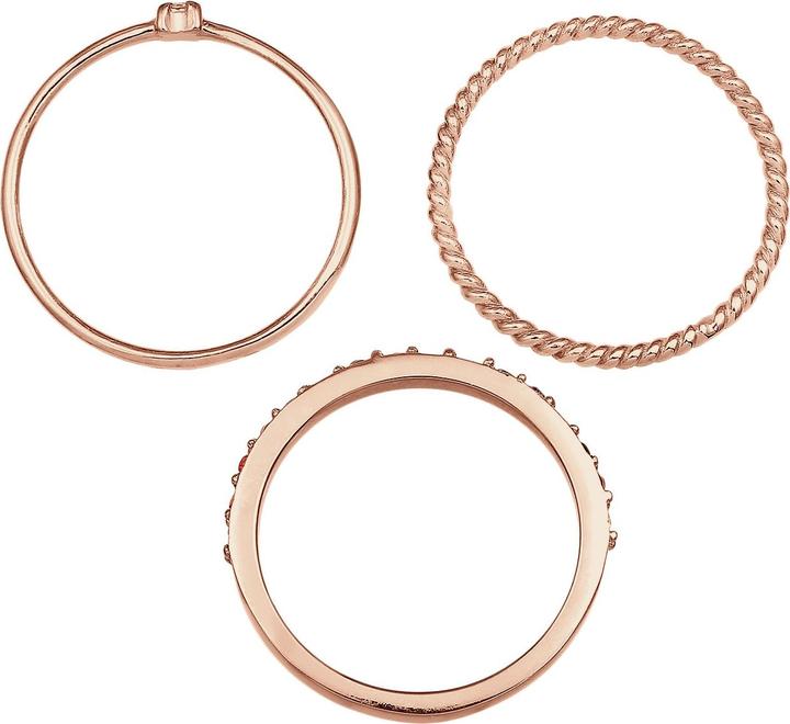 Produktbild Elli Kristall Ring, Multi-Color, Ring Set (60, 925 Silber)