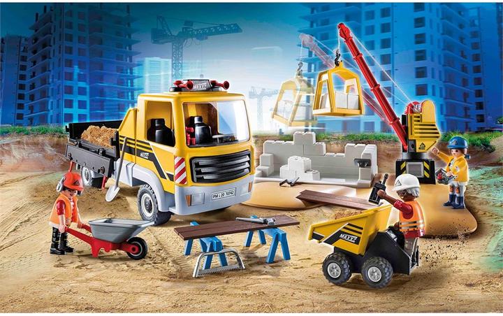 Produktbild Playmobil Baustelle mit Kipplaster (70742, Playmobil City Action)
