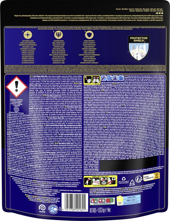 Produktbild Finish Ultimate Infinity Shine (Tabs, 80 x)