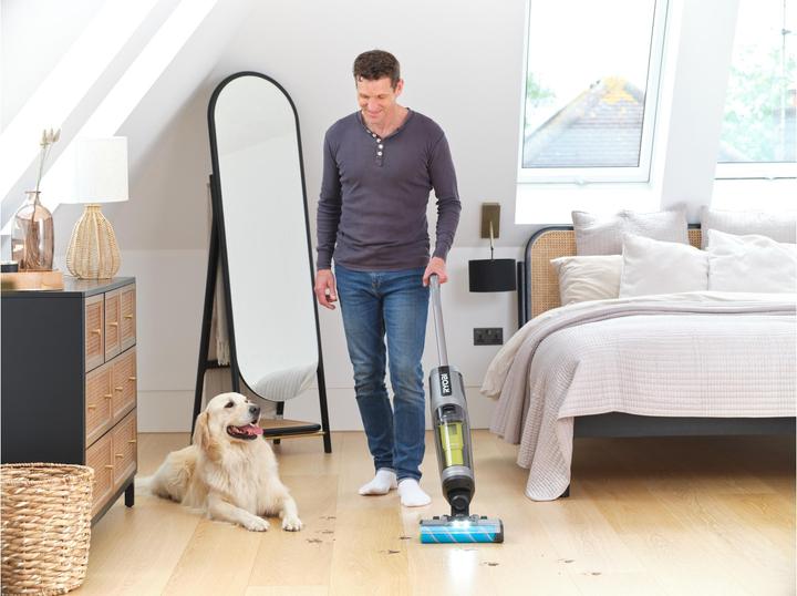 Produktbild Ryobi Akku-Hartbodenreiniger RHFC18BL-0 ohne Akku und Ladegerät