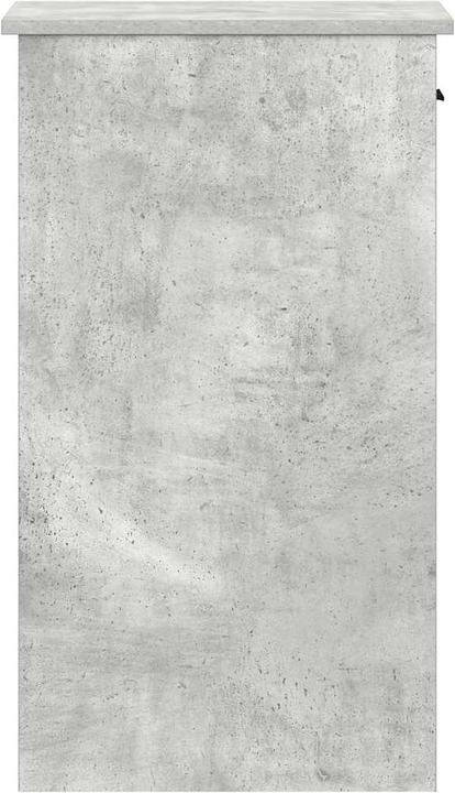 Productafbeelding VidaXL Computerkast met lade beton grijs 35x45x77 cm PC-kast (35 x 45 x 77 cm)