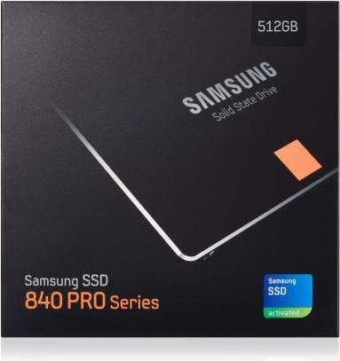 Actual product image Samsung 840 Pro Basic (512 GB, 2.5")
