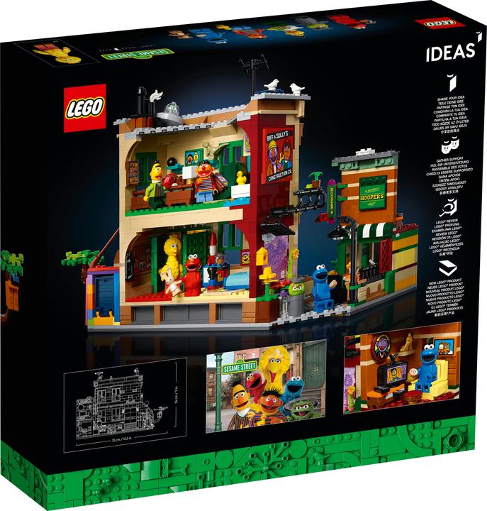 Produktbild LEGO 123 Sesame Street (21324, LEGO Ideas, LEGO Seltene Sets)