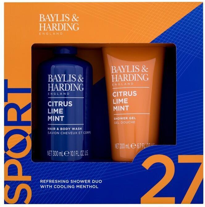 Baylis & Harding Duo de douche rafraîchissante Citrus Lime Mint (300 ml)
