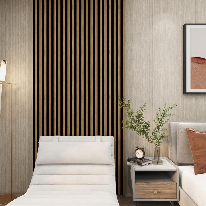 Actual product image neu.holz 3D wall panel Blaricum set of 12 195x12 cm oak look ()