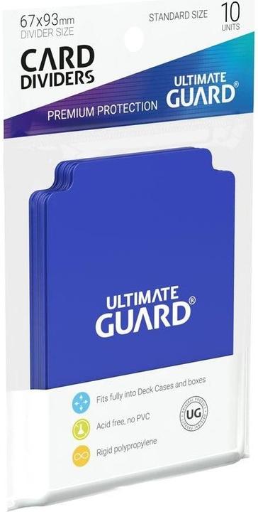 Immagine prodotto Ultimate Guard Separatore di carte formato standard blu 10