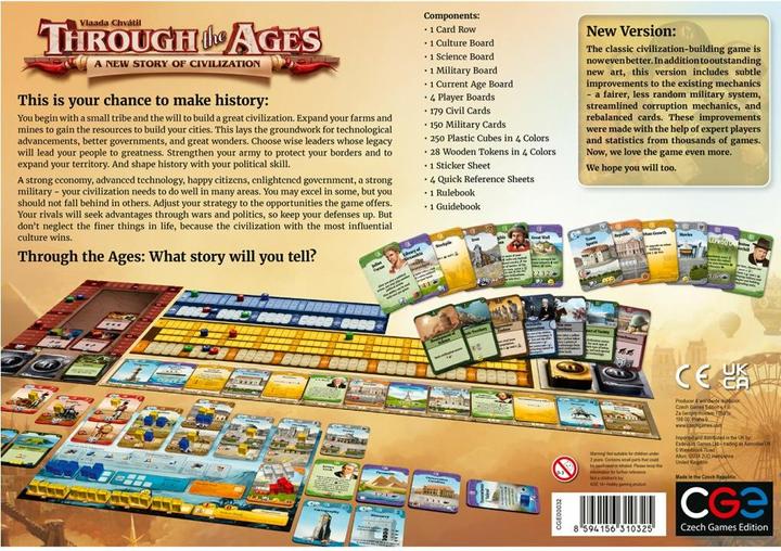 Produktbild Czech games edition Expertenspiel Through the Ages (Deutsch)