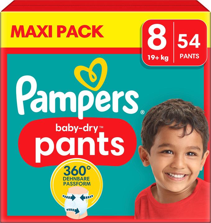 Pampers Pantalon Baby-Dry (Taille 8, 54 pièce(s))
