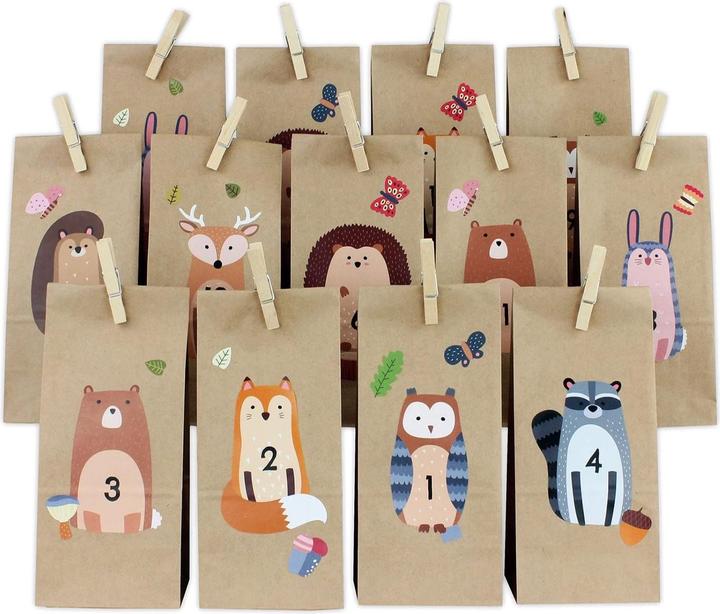 Papierdrachen Waldtiere