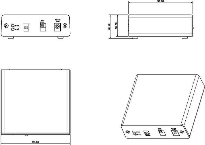 Productafbeelding Dahua ALARMDOOS NVR XVR/I/O MODULE ARB1606 (Netwerk Video Recorder (NVR))