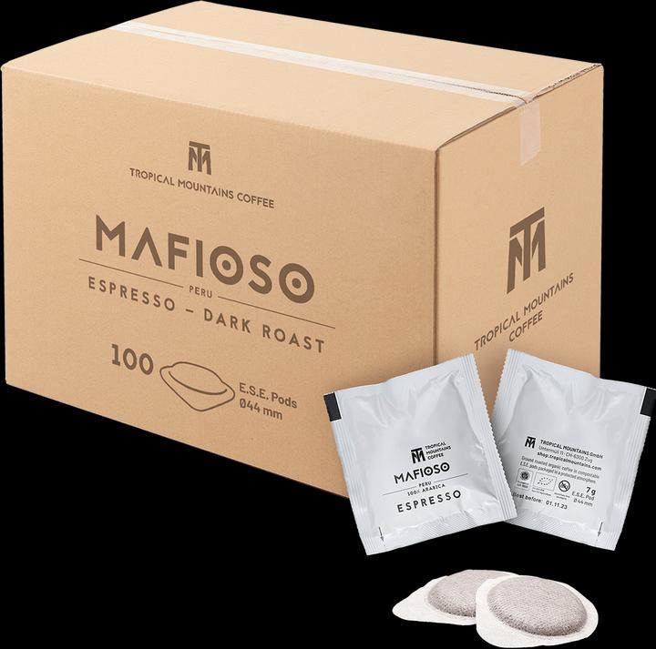 Actual product image Tropical Mountains MAFIOSO Espresso Organic Fair Trade (100 x Port.)