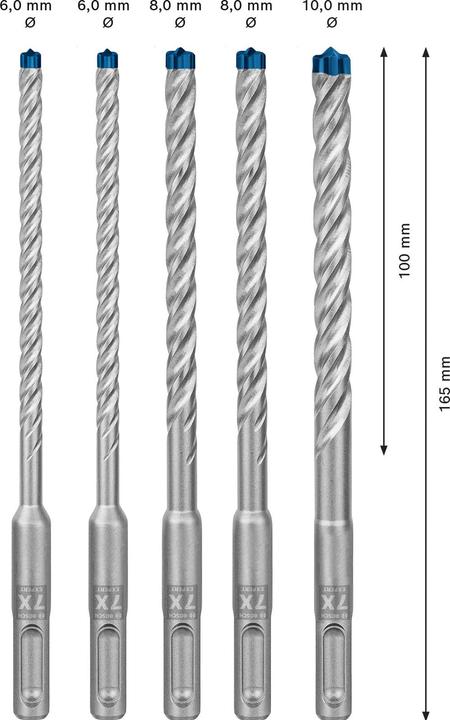 Productafbeelding Bosch Professional Zubehör EHammer boren set (Ø 8,0 mm, 6,0 mm, 10,0 mm)