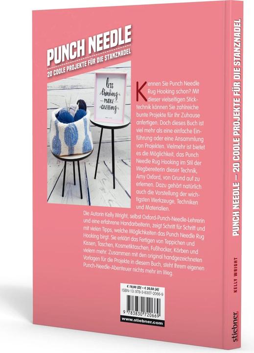 Immagine prodotto Punch Needle - Das Original! (Tedesco, Kelly Wright, 2019)